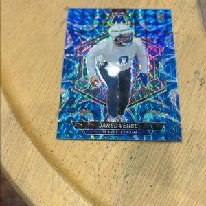 Blue Holographic Jared verse rookie card